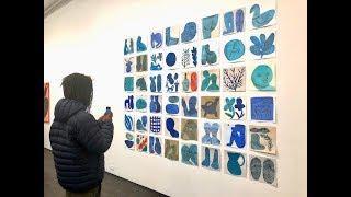 Emma Kohlmann at Jack Hanley Gallery by Arte Fuse (opening night)