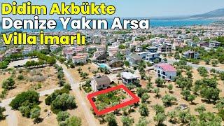 Didim Akbükün Merkezinde Mükemmel Arsa Hemen İnşaata Başlanır E-723