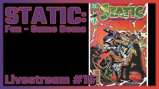 STATIC: Fan Game Demo Stream #15 | Retexturing Character Model | Character Art