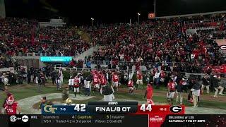 Georgia Radio Broadcast of the Georgia Tech-Georgia Ending | 2024 College Football