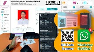 APLIKASI ABSENSI SISWA dengan WHATSAPP Notifikasi kepada Orang Tua