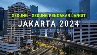 Pesona Kota Jakarta Sore Hari 2024, Melihat Keindahan Gedung2 Pencakar Langit Indonesia