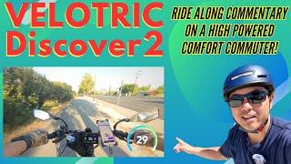 Velotric Discover 2: The Ultimate High-Tech Commuter E-Bike. Ride Along Commentary.