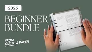 Get Started with A5 Planning: Cloth & Paper 2025 Planner Bundle for Beginners