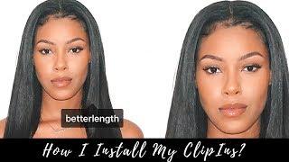 How I Install My Betterlenght Clip-ins? | ShaeMarieTV