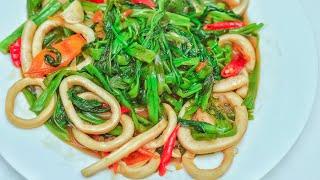 RESEP CAH KANGKUNG CUMI SAUS TIRAM ALA RESTO