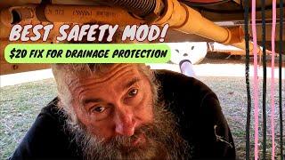 Make Your Travels Safer With This Simple Hack! || A $20 Mod To Save Your Drainage System