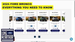 2024 FORD BRONCO CHANGES - Everything You NEED to Know Before ORDERING