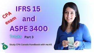 IFRS 15 and ASPE 3400-Part 3 - CPA Canada Handbook exam #cpa #planning #studywithme #core1 #capstone