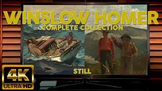 WINSLOW HOMER | 4K HD Art Screensaver | Vintage Art Slideshow for Your TV w/ Relaxing Music (STILL)