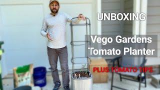 Unboxing Vego Gardens Tomato Planter PLUS Tomato Tips