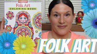 ADULT COLORING BOOKS | Folk Art