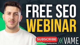 SEO 2024 Free Webinar for Beginners | VAME Philippines