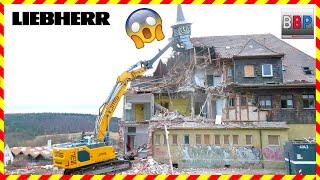 Liebherr R 938, Abbruch Jugendheim Schönbühl 2024. #2 #liebherr #demolition