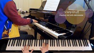 【Practice Tool】Scary Stuff from Razzamajazz Repertoire Piano by Sarah Watts