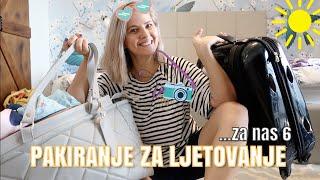 PAKIRANJE ZA LJETOVANJE | ovaj put nosim manje? | mama 4 djece |