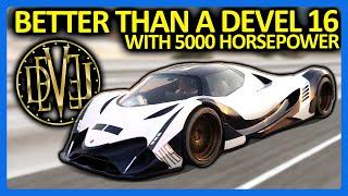 Building a Car FASTER Than a 5000 Horsepower Devel 16 in BeamNG!!