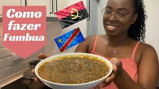 Comida Africana FUMBUA com Bagre fumado 