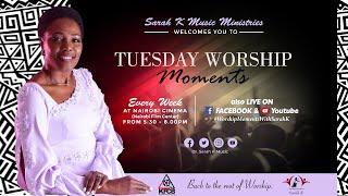 Tuesday Worship Moments Live with Dr. Sarah K & Shachah team {19th April 2022}