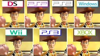 Toy Story 3 (2010) DS vs PSP vs PS2 vs PC vs Wii vs PS3 vs XBOX 360 [ Full Comparison! ]