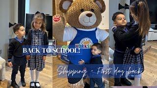 Back To School Shopping + Kids First Day Back!! Nursery and Year 2