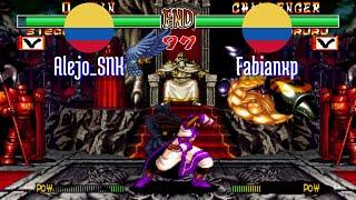 FT5 @samsho2: Alejo_SNK (CO) vs Fabianxp (CO) [Samurai Shodown II Fightcade] Jan 20