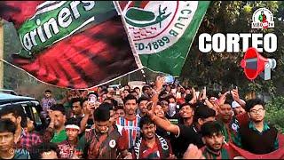 Mohun Bagan Corteo towards Stadium | Mariners Base Camp