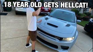 He got a Hellcat in High School!