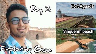 GoaVlog (Day 3) Exploring Goa-Fort Aguada and sinquerim beach |Goa| Mesagarpatil