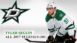 Tyler Seguin (#91) All 40 Goals of the 2017-18 NHL Season