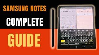 Samsung notes app complete guide with tips and tricks