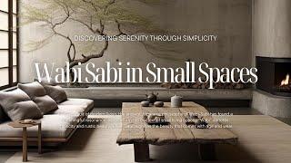 Wabi-Sabi in Small Spaces: Discovering Serenity Through Simplicity