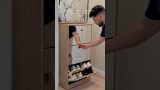 Shoe Cabinet That Holds 18 Pairs! Viral Organizer Hack