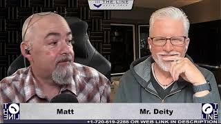 Mr. Deity can't keep a straight face during Matt Dillahunty's temper tantrum.