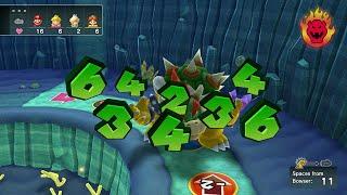 Mario Party 10 - Mario, Peach, Rosalina, Daisy vs Bowser - Whimsical Waters