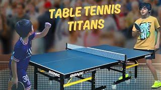 Mini Ma Long  VS Smash Ninja | Small Table Tennis Titans