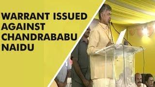 Warrant issued against N Chandrababu Naidu in 8-year-old case