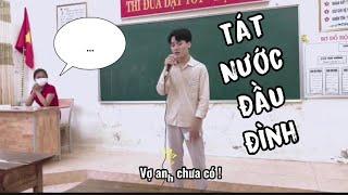 Tát Nước Đầu Đình - Lynk Lee & Binz | Hà Huy cover trên lớp làm cô giáo đốn tym