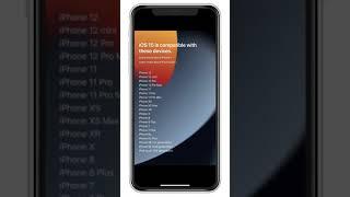 الأجهزة المدعومه في نظام iOS 15