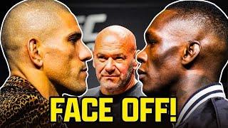 Alex Pereira & Adesanya heated face-off!