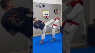 Taekwondo Knockout fight ￼Tutorial #shorts #devtkd