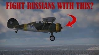 How The Top Finnish Biplane Ace Fought the Russians (Winter War 1939/40)