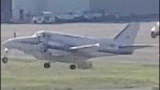 Ameriflight Beech C-99 Airliner [N223BH] Takeoff from PDX