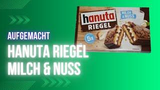 Aufgemacht: hanuta Riegel Milch & Nuss 2023