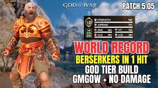 BERSERKERS IN SINGLE HIT - GOD TIER BUILD - God Of War Ragnarok