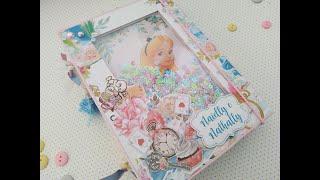 Álbum Scrapbook - Alice no País das Maravilhas