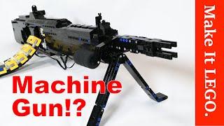 LEGO Machine Gun Working