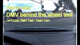 Actual DMV Behind the Wheel Test – NO STRESS - Pass the first time