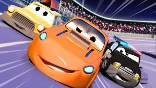 La Super Patrulla - La Gran Carrera - Auto City | Dibujos animados de carros