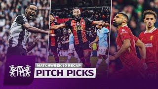 MATCHWEEK 10 RECAP, ARSENAL AND CITY LOSE, LIVERPOOL GO TOP OF THE TABLE, UTD / CHELSEA DRAW & MORE.